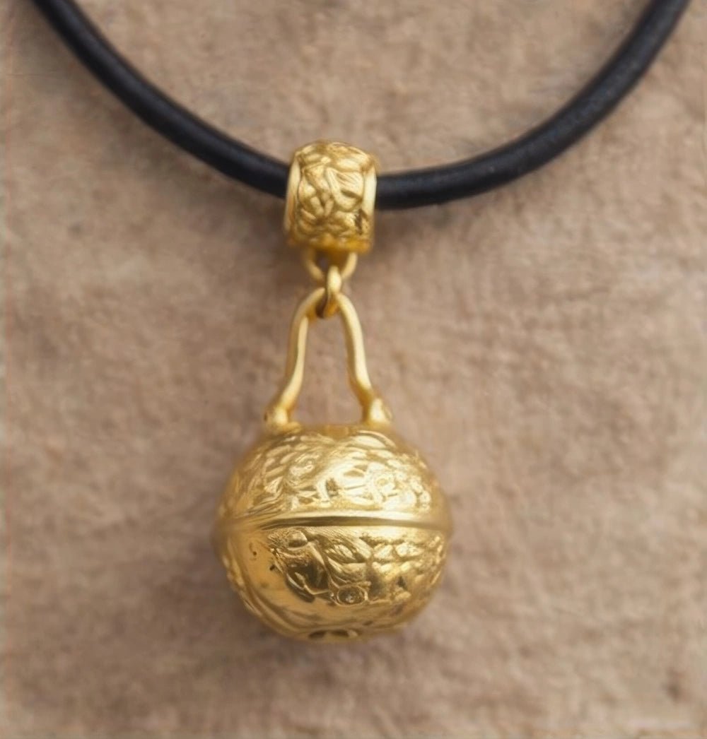 18 karat gold plated copper necklace - ELLY