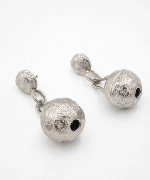 18 karat silver plated copper earrings - ELLY