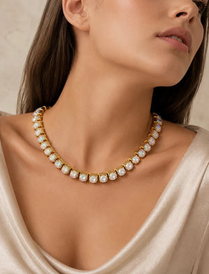 Aurora Boreale Royale Tennis Necklace - ELLY