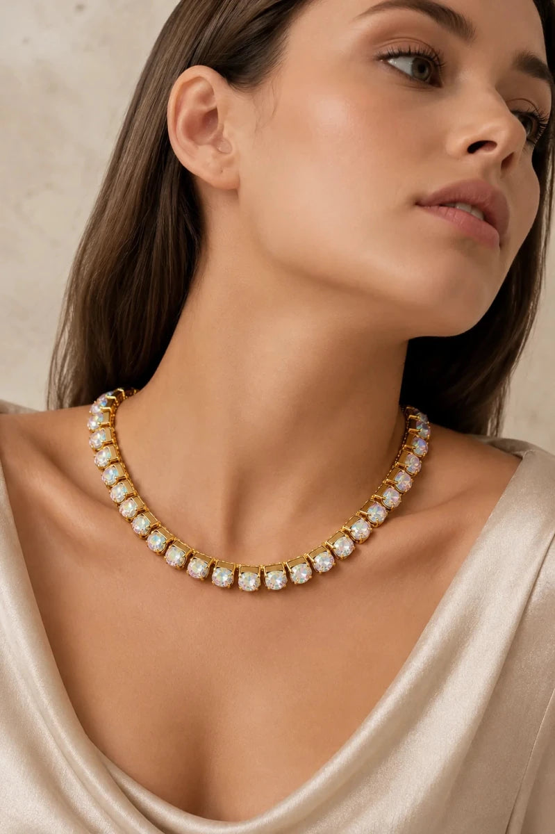 Aurora Boreale Royale Tennis Necklace - ELLY
