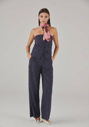 Bella Pinstripe Pants - ELLY