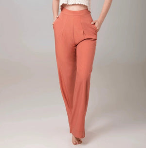 Burnt Orange Pants - ELLY