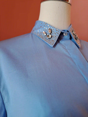 Camicia Elly in Celeste - ELLY