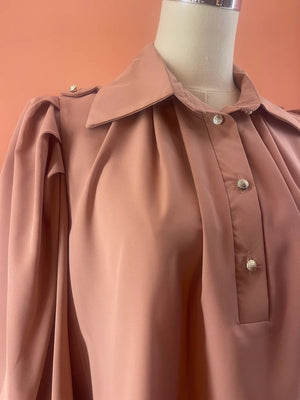 Camicia Plissé Rosa - ELLY