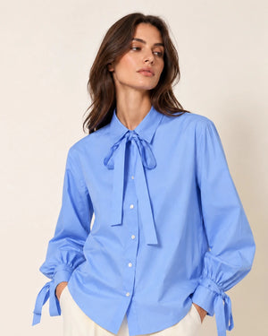 Elsa Blouse in Celeste - ELLY
