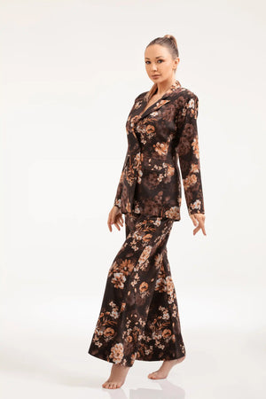 Floral Pinstripe Blazer – ELLY - ELLY