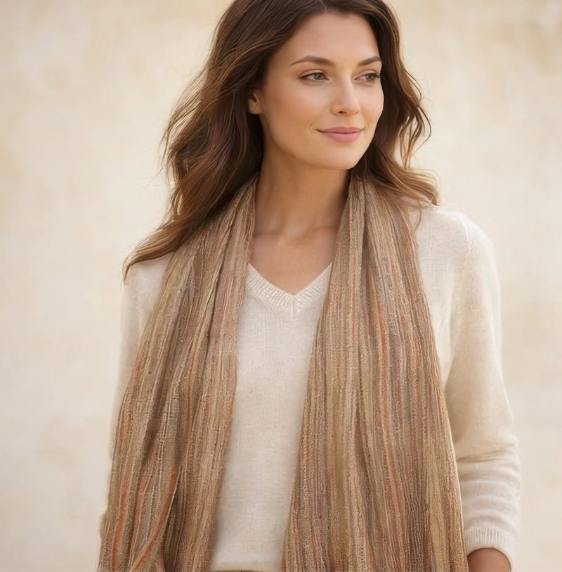 Handloomed Harmony Scarf - ELLY