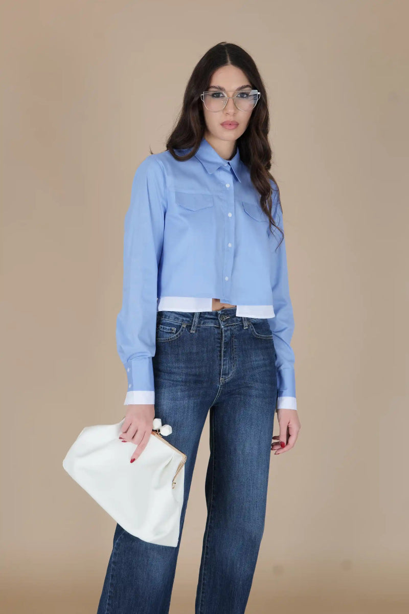 Italian High - Rise Flared Denim Jeans - ELLY