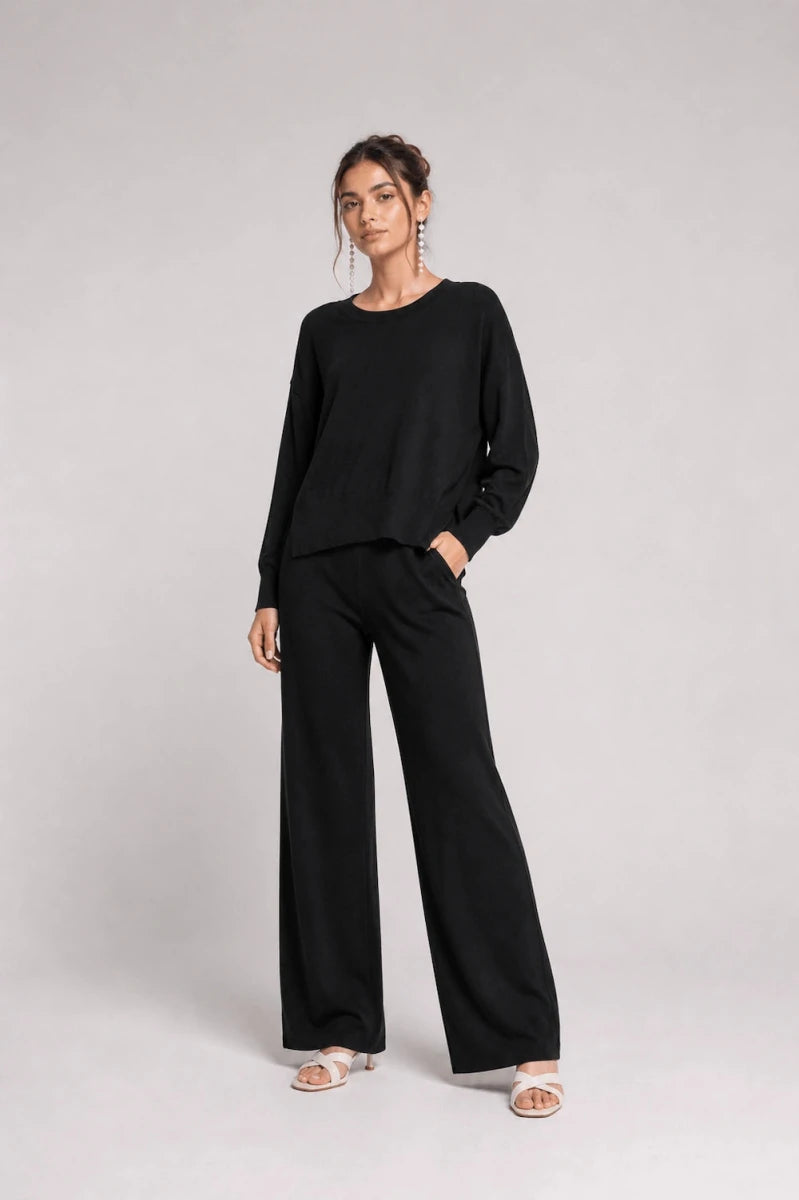 Palazzo Pants – Nero - ELLY