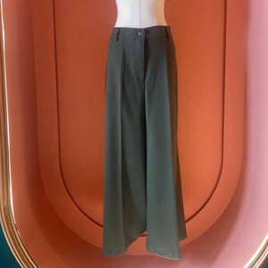 Pantaloni Fluido Verde - ELLY