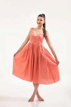 Peach Lace Dress – ELLY - ELLY