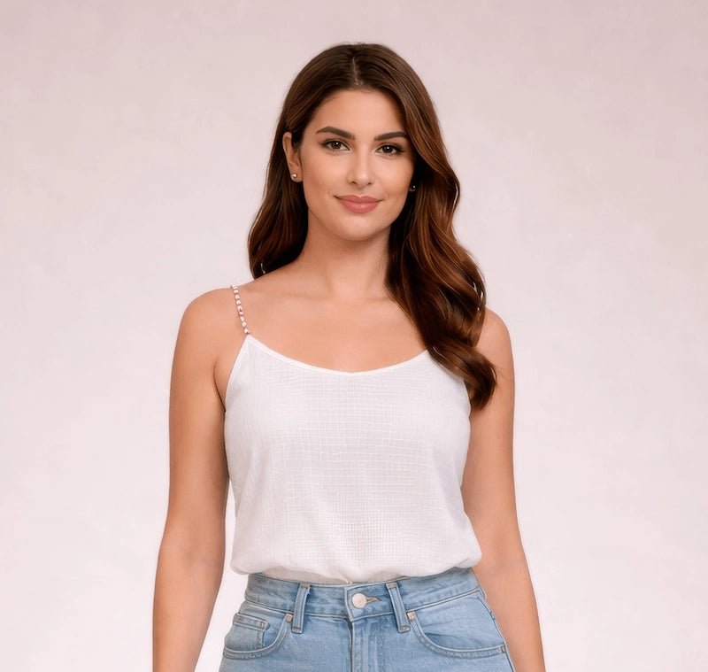 Serene Surplice Embroidered Maxi Top - ELLY