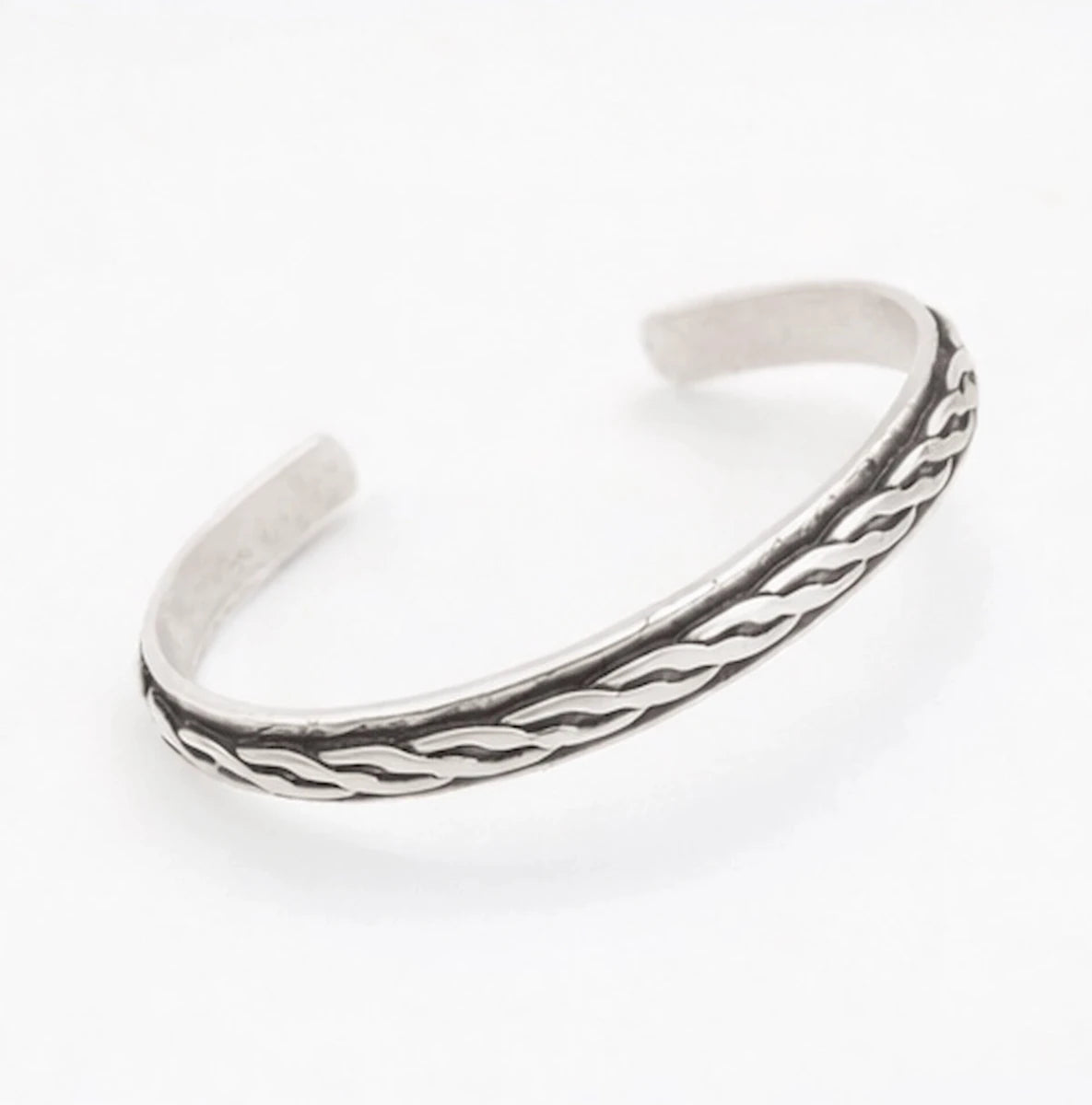 Silver plated brass bracelet - ELLY