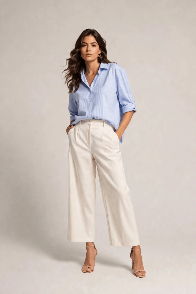 Striped Shirt – Azzurro - ELLY