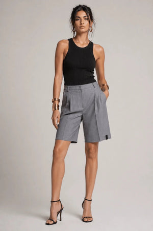 Tailored Bermuda Shorts - ELLY