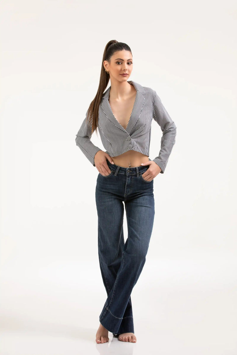 Tailored Crepe Silk Blazer – ELLY - ELLY