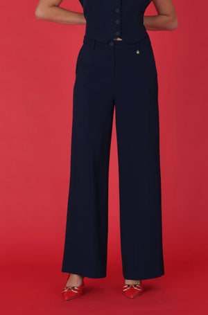 Tailored Wide - Leg Pants – NERO - ELLY