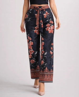 Wide - Leg Floral Pants – ELLY - ELLY