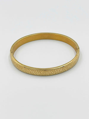 18 karat gold plated stainless bracelet - ELLY