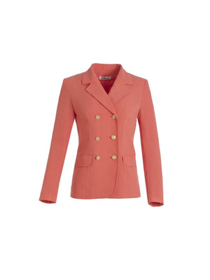 Salmon Linen Blazer - ELLY