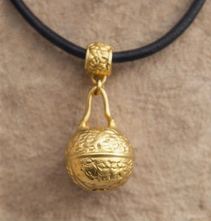 18 karat gold plated copper necklace - ELLY