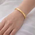 18 karat gold plated stainless bracelet - ELLY