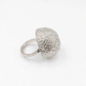18 karat silver plated copper ring - ELLY