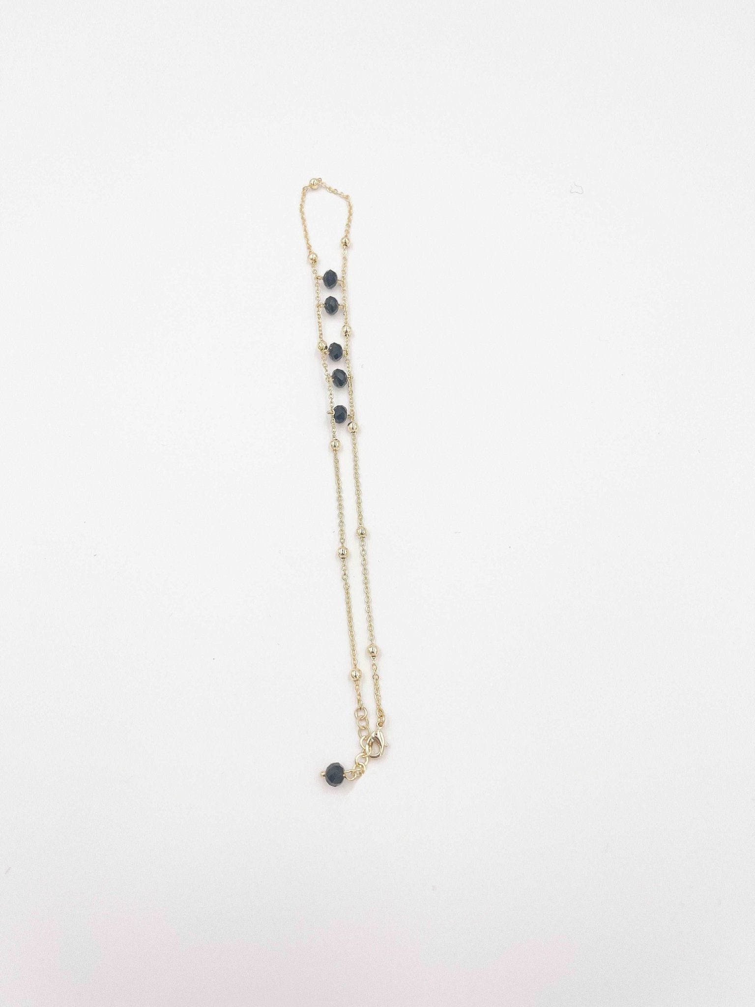 Crystal Chain Bracelet – Gold Plated