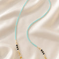 Aqua Pearl Glasses Holder Chain
