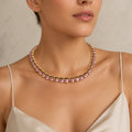 Rosa Royale Tennis Necklace