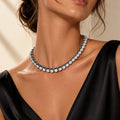 Aurora Boreale Crystal Necklace – Argento