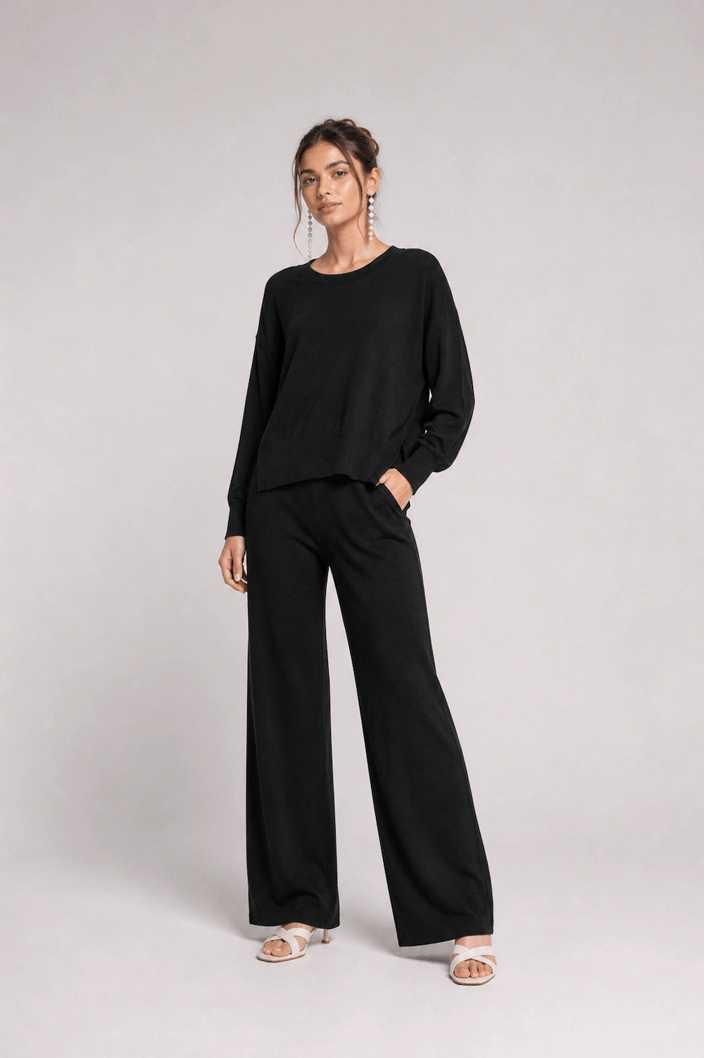 Palazzo Pants – Nero