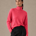 Red High Neck Sweater