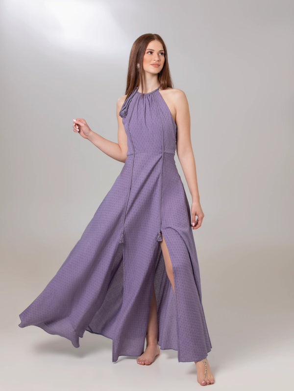 Grey Lilac Tent Dress