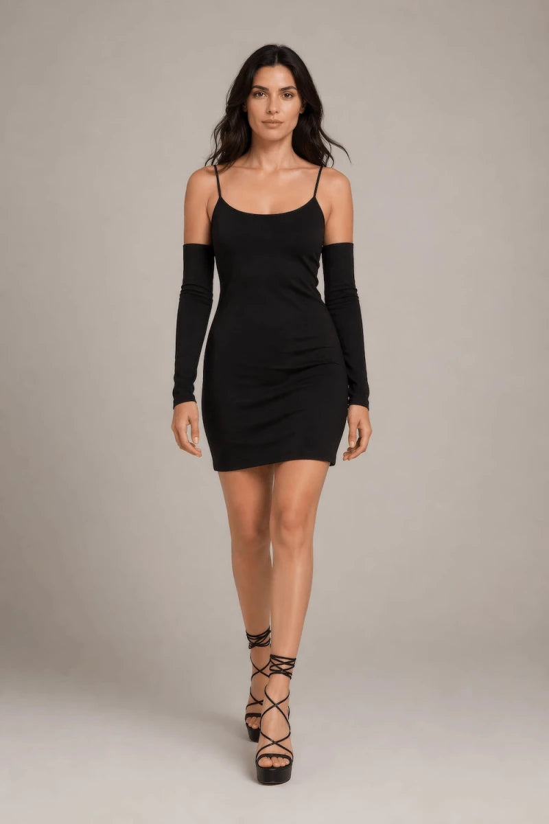 Abito Eleganza in Nero - ELLY