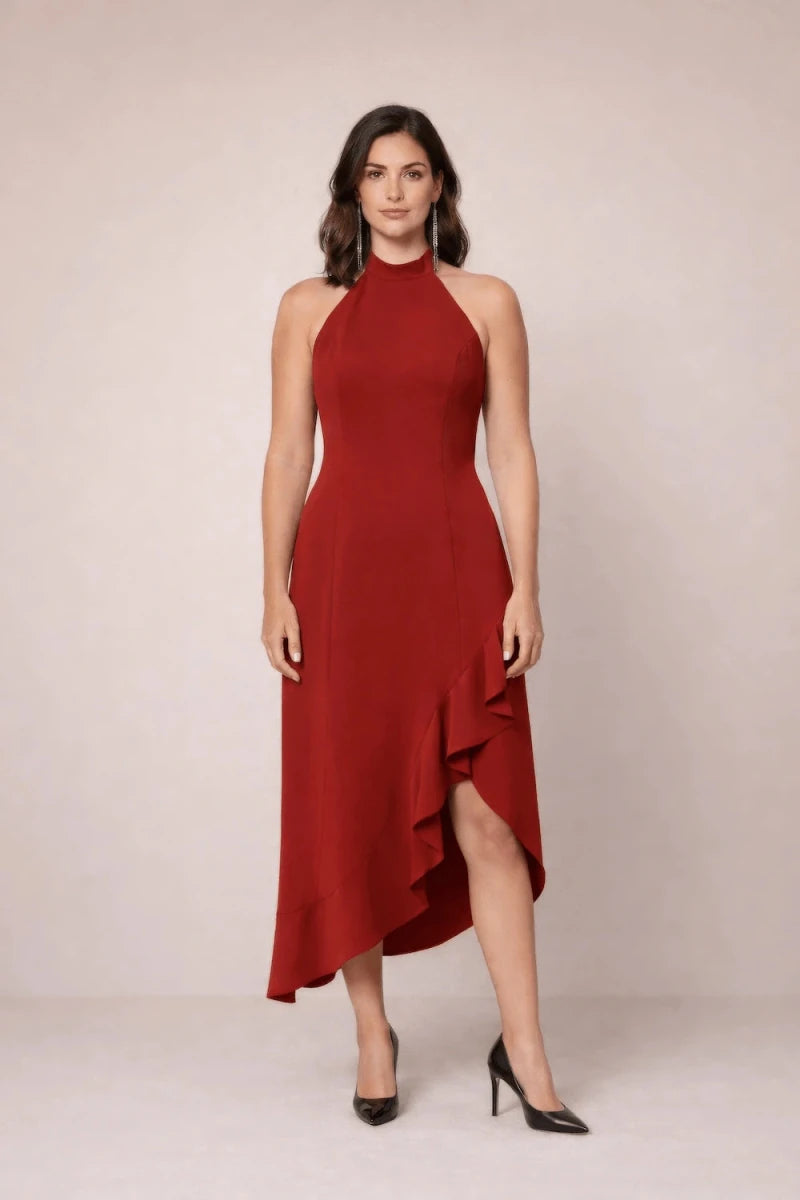 Abito Natalia in Rosso - ELLY