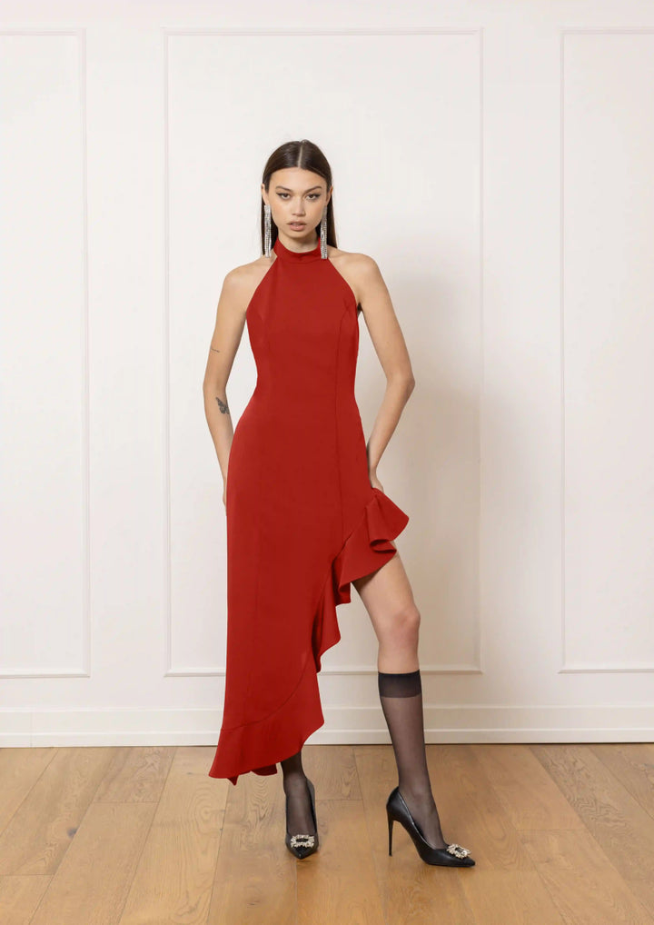 Abito Natalia in Rosso - ELLY