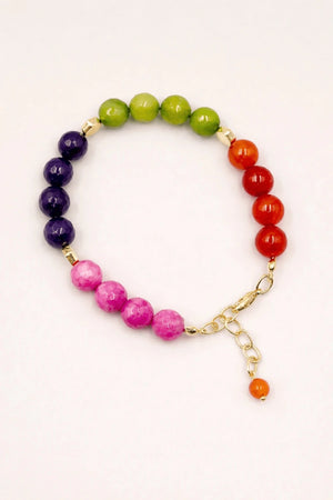 Agate Stone Bracelet - ELLY
