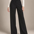 Alessia Black Wide-Leg Trousers – Nero - ELLY