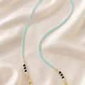 Aqua Pearl Glasses Holder Chain - ELLY