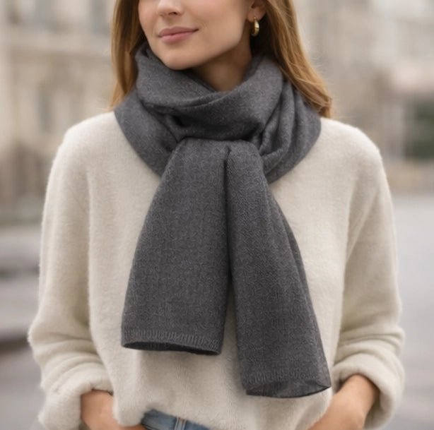 Ashen Serenity Scarf - ELLY