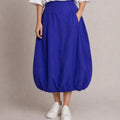 Balloon Midi Skirt – Blu - ELLY