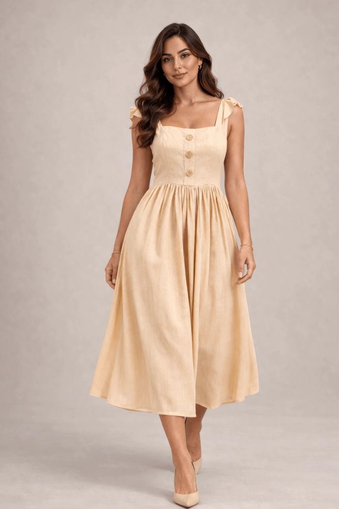 Beige Dress – ELLY - ELLY
