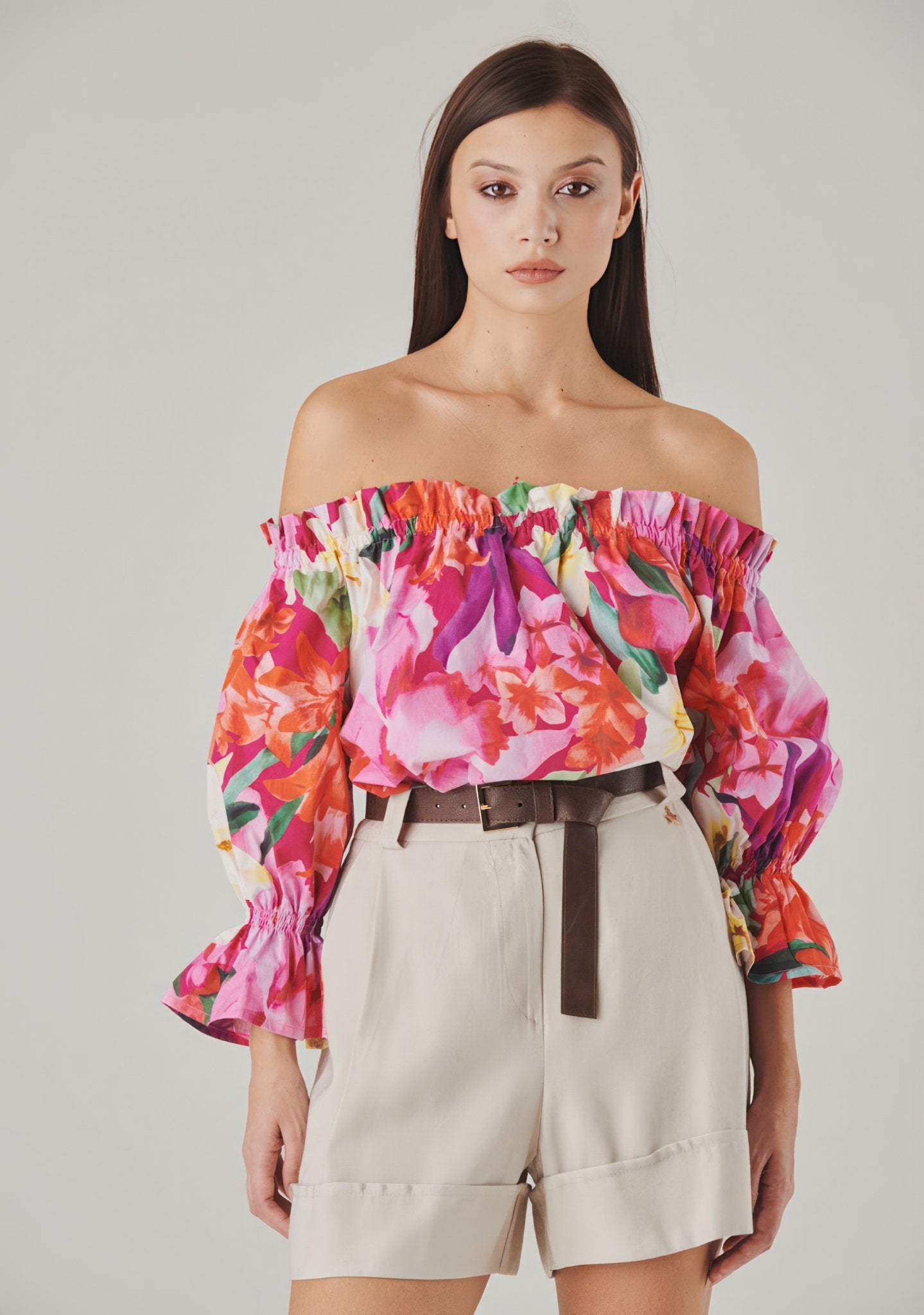 Bella Fiori Sweetheart Off-the-Shoulder Top - ELLY