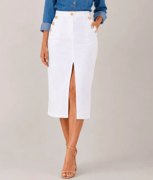 BellaChic Italian Cotton Skirt - ELLY