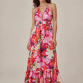 BellaFlora Italian Blooms Midi Dress - ELLY