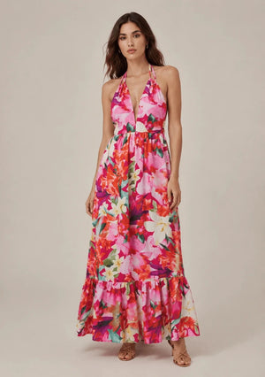 BellaFlora Italian Blooms Midi Dress - ELLY