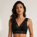Black Lace Bralette Top - ELLY