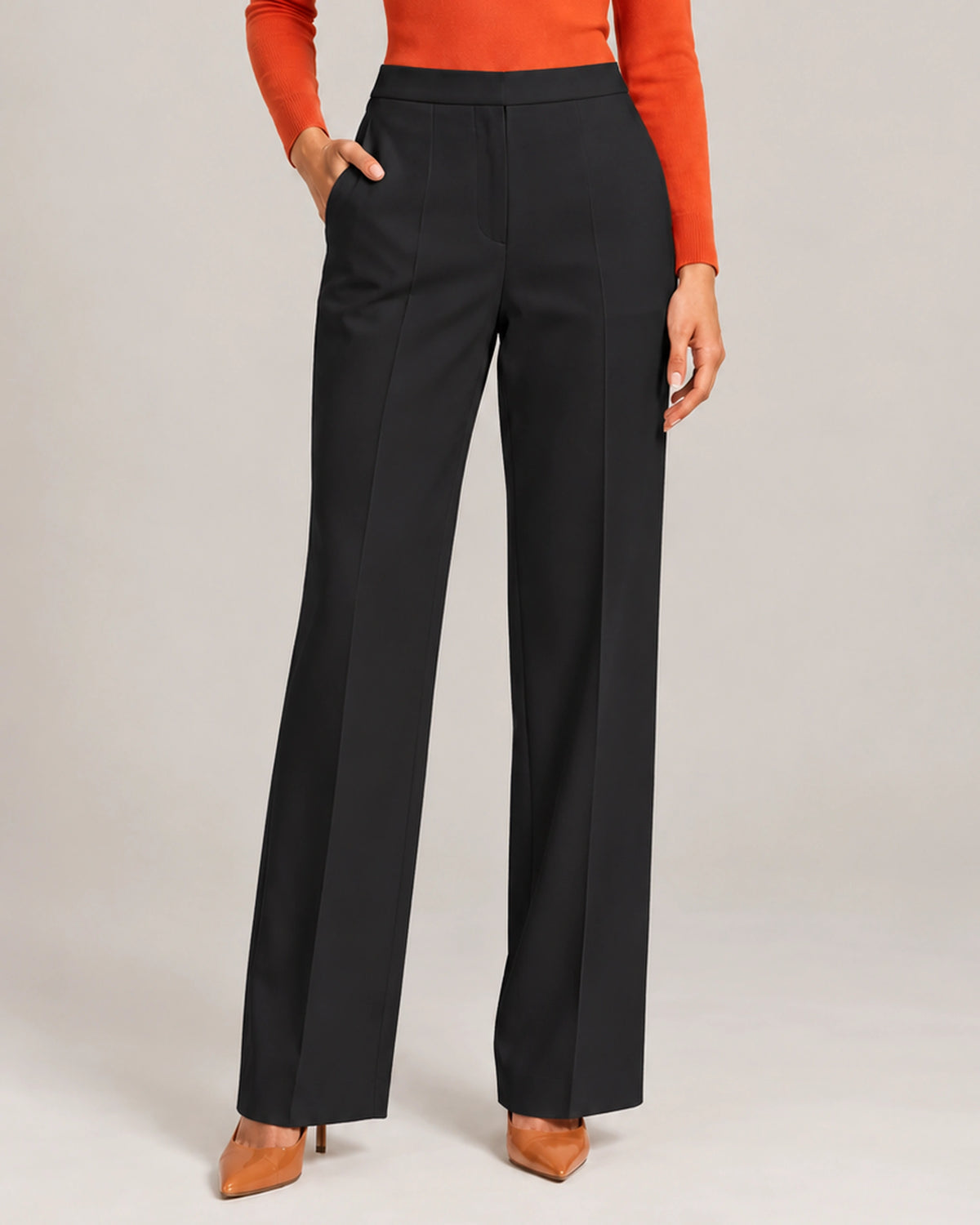 Elisa Tailored Trousers – Nero