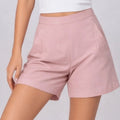 Blush Rose Tailored Shorts - ELLY